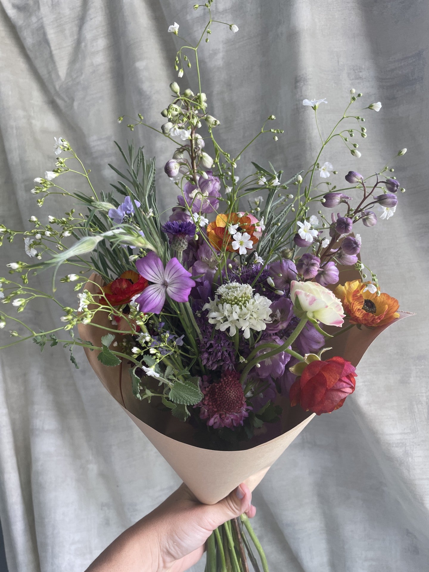Standard Seasonal Wrapped Bouquet